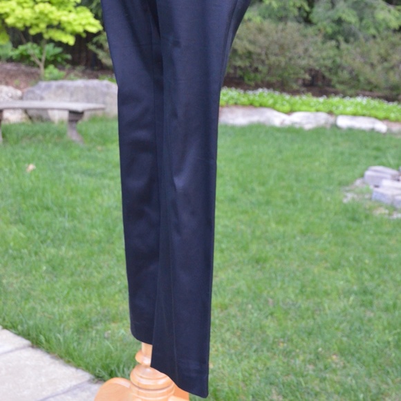 MARCIANO NAVY SLACKS WITH BUTTON & SEAM DETAILING - Picture 3 of 7
